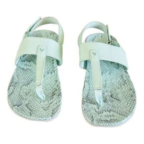 VIONIC Tala T-Strap Seafoam Sandals Orthotic Comfort Size 9 NEW $100 - Picture 2 of 6